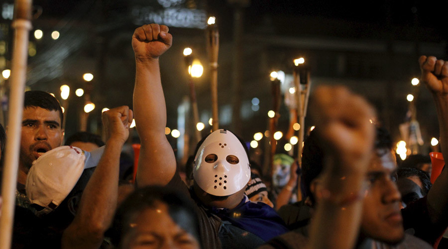 Thousands march in Honduras to oppose govt reluctance for social change (VIDEO)