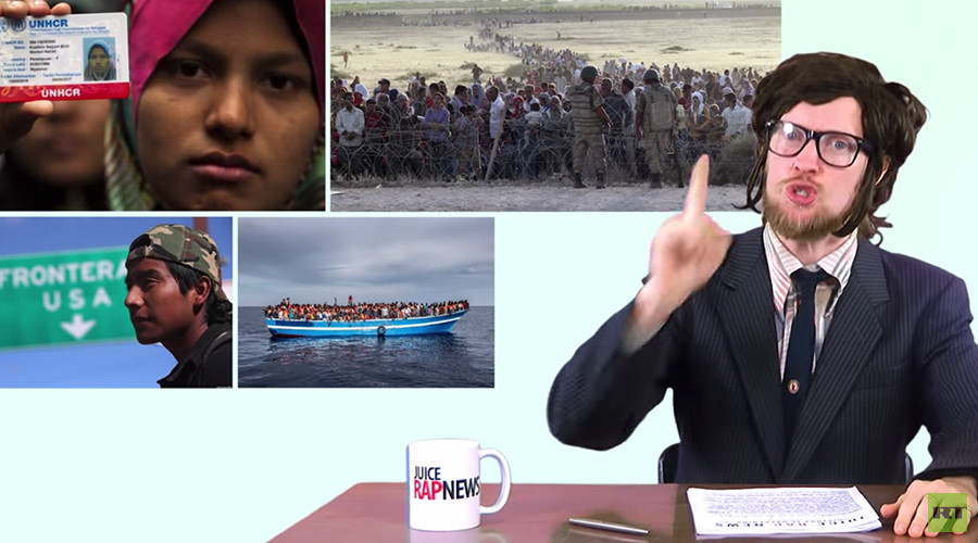 Juice Rap News: Global challenge of immigrants feat. Donald Trump and Tony Abbott