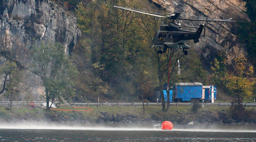 Swiss Air Force apologizes for taking water from French lake for thirsty cows