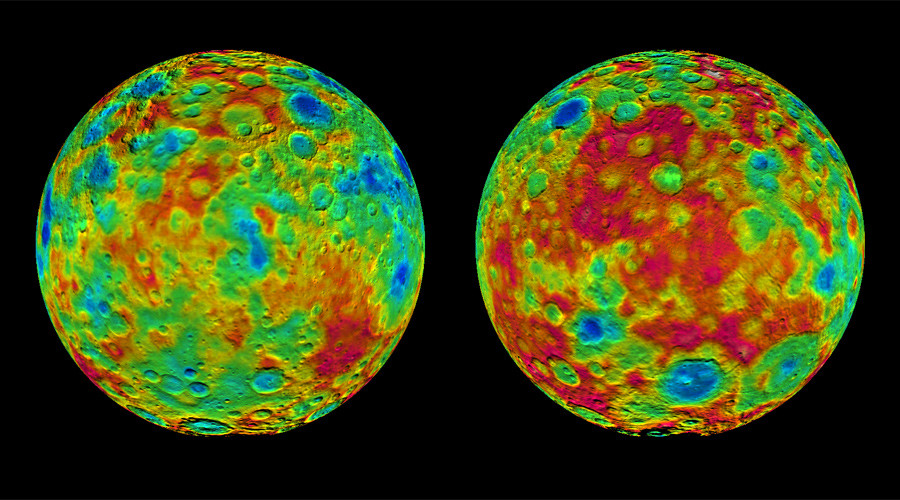 Dwarf planet Ceres' mysterious 'bright spots' mapped by NASA's Dawn probe