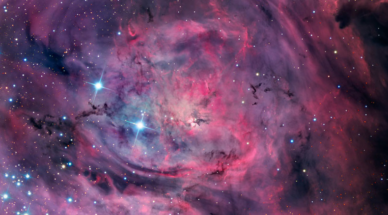 Telescope captures spectacular Lagoon Nebula, a vast cauldron of