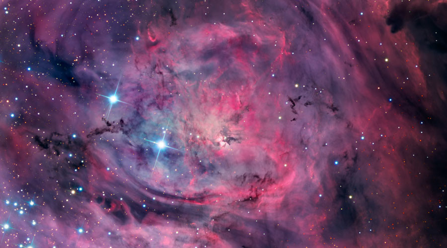Telescope captures spectacular Lagoon Nebula, a vast cauldron of interstellar gas & dust (PHOTOS)