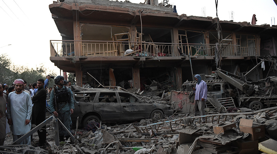 At least 8 killed, 400 injured after massive explosion rocks central Kabul