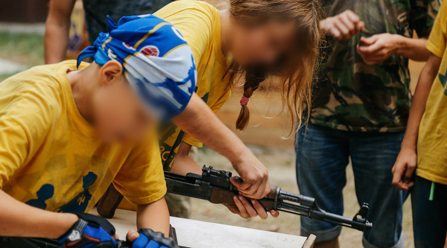 55cd0bdbc361880c418b45cd Ukraine’s “Neo-Nazi Summer Camp”. Military Training for Young Children