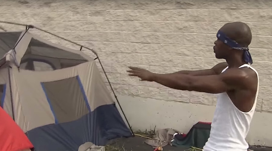 Ferguson’s ‘Lost Voices’ camp out over a year to push peace, protest police brutality
