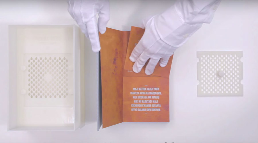 ‘Drinkable book’ could provide millions with purified water