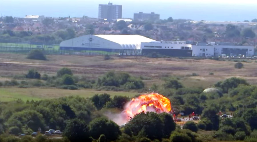 Military jet crashes onto highway at Shoreham Airshow, killing 7 motorists (PHOTOS, VIDEO)