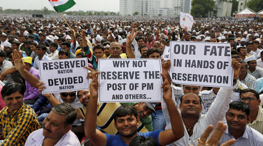 Half-million members of powerful Indian clan clash with police, demand end to affirmative action