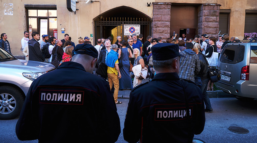 Hands off Mephistopheles! Hundreds protest destruction of demon statue in St. Petersburg