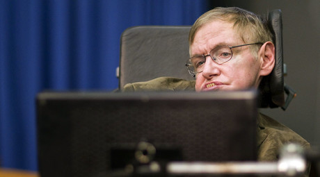 Theoretical physicist professor Stephen Hawking. © Valentin Flauraud 