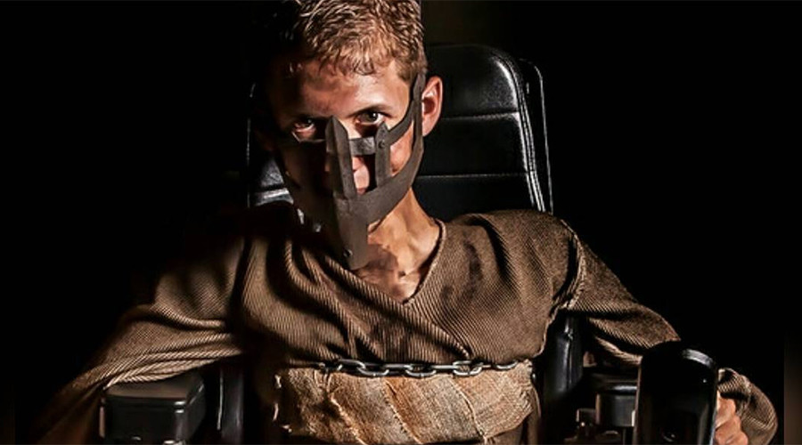 Shiny and chrome: College student turns his wheelchair into impressive ‘Mad Max’ cosplay
