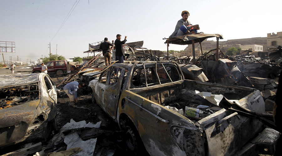 Saudi air raids kill dozens of Yemeni civilians amid humanitarian crisis
