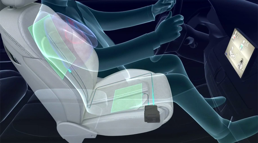 Driveby therapy: Smart car seat monitors driver stress, energy levels