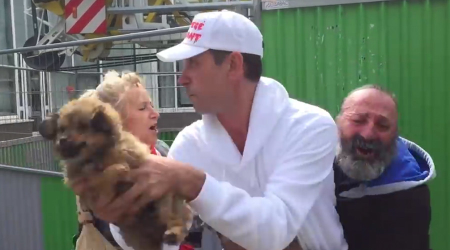 No mercy: Video of weeping homeless man losing dog to activists sparks online outrage