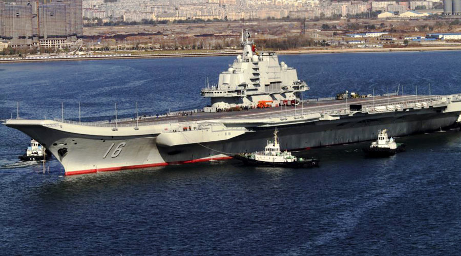 Chinese aircraft carrier Liaoning. ÃÂÃÂ© Wikipedia