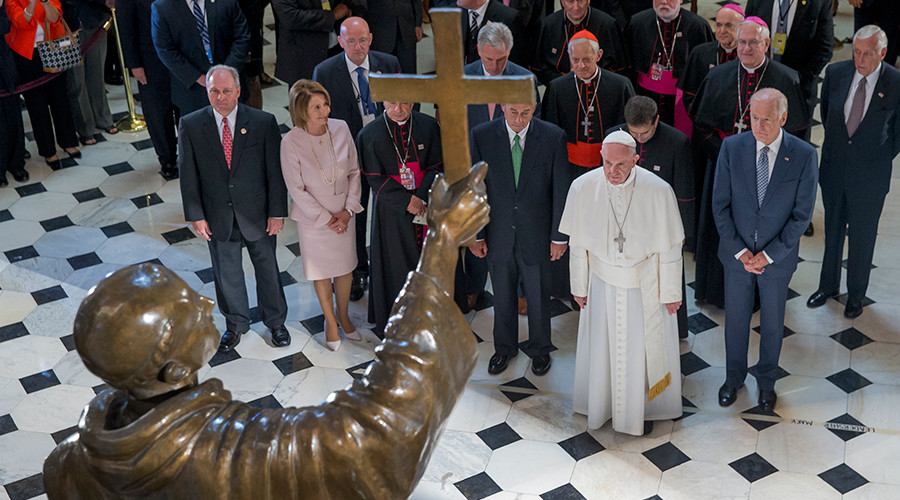Controversial saint's memorial vandalized days after Pope-led canonization ceremony