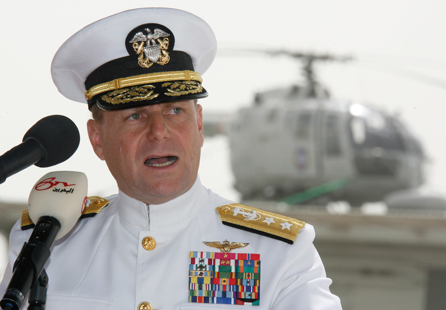 U.N. Navy Rear Admiral Bill Gortney © Hamad I Mohammed - 5616a8f4c4618894278b45bd