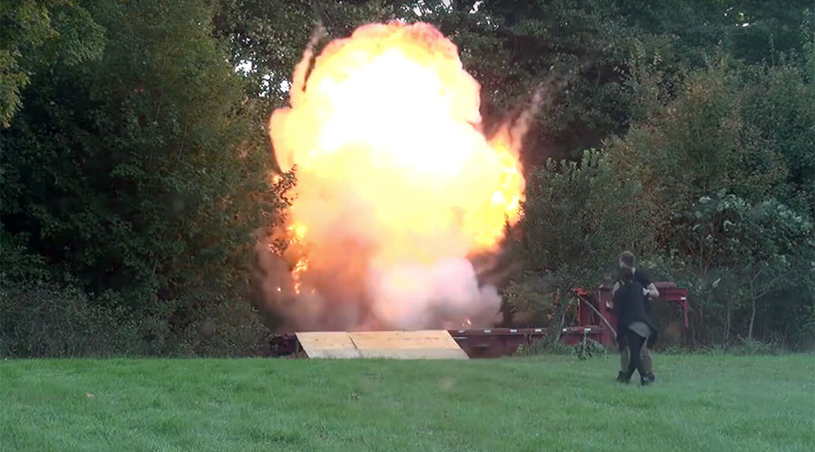Dad uses dummy to ‘prank’ girlfriend into thinking son died in explosion ‒ but was she in on it?