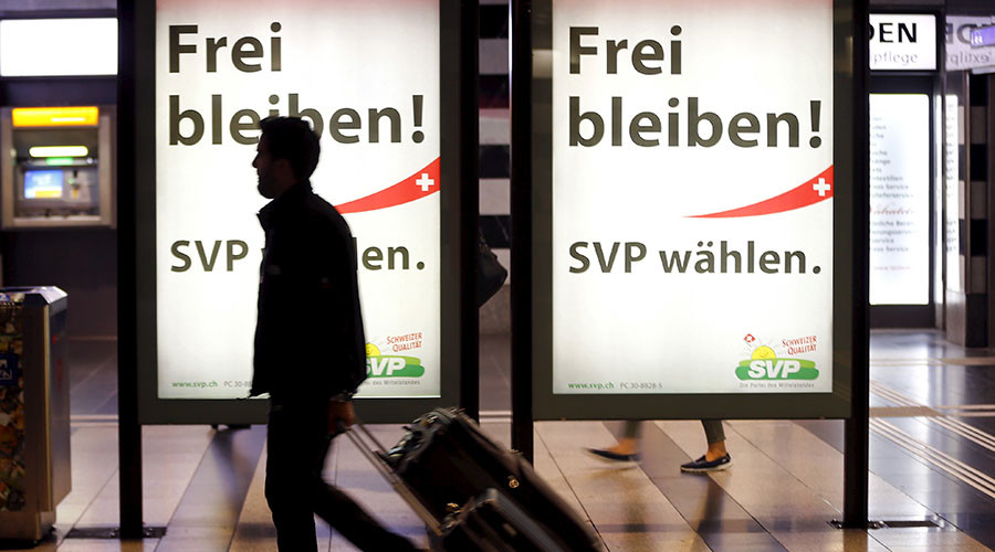 ‘Our party is against free immigration, and so are the Swiss people’