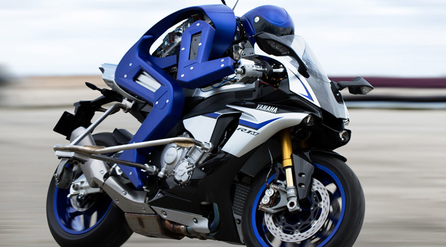 ‘Created to surpass you’: Humanoid bike-riding robot unveiled (VIDEO)