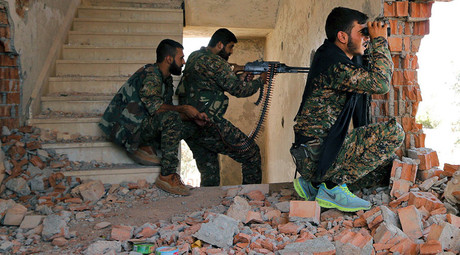 Kurdish People's Protection Units (YPG) fighters. © Rodi Said
