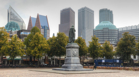 Het Plein (The Square) in The Hague, Netherlands. © Rene Mensen
