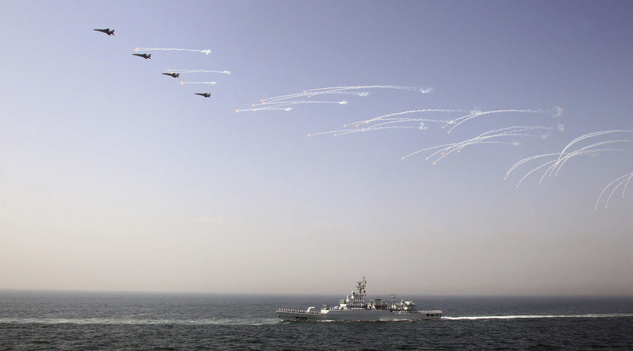 China sends armed naval fighter jets over contested islands after US warship pass-by
