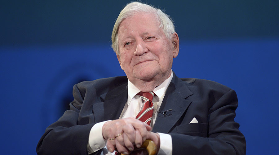 West Germany's Cold War era Chancellor Schmidt dies aged 96