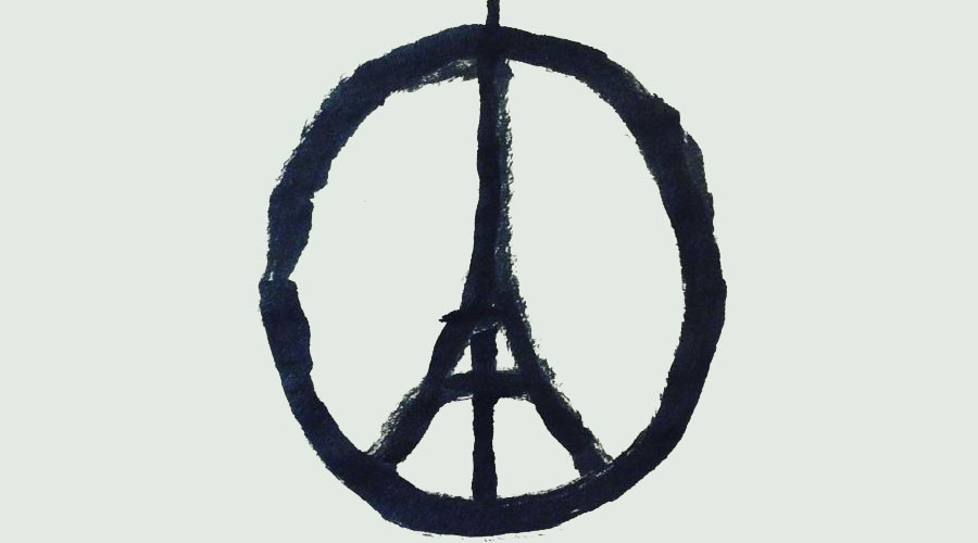  "Peace for Paris" by Jean Jullien