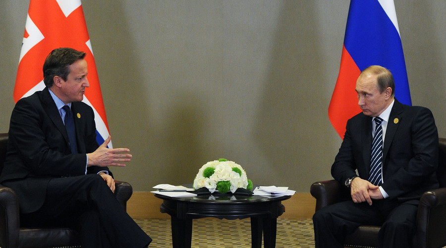Putin, Cameron pledge to join forces to eradicate Islamic State