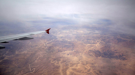 Sinai desert from Airbus A-321-200 © Doomych