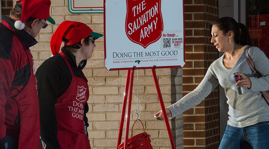 Once-destitute couple drops $500,000 check in Salvation Army kettle