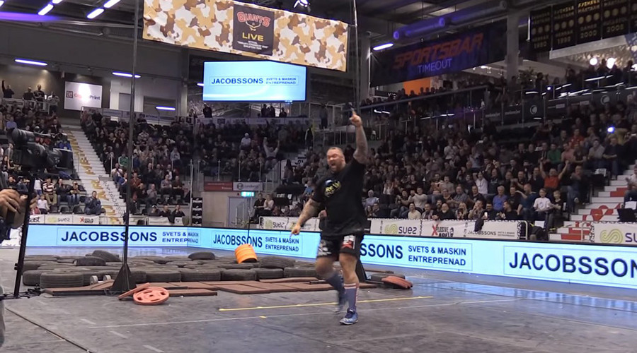 ‘The Mountain’ from Game of Thrones breaks keg toss world record (VIDEO)