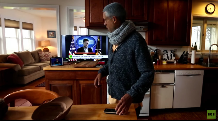 Retired Obama, pensioner Kerry, US President Snowden: Watch RT’s promo from the year 2035