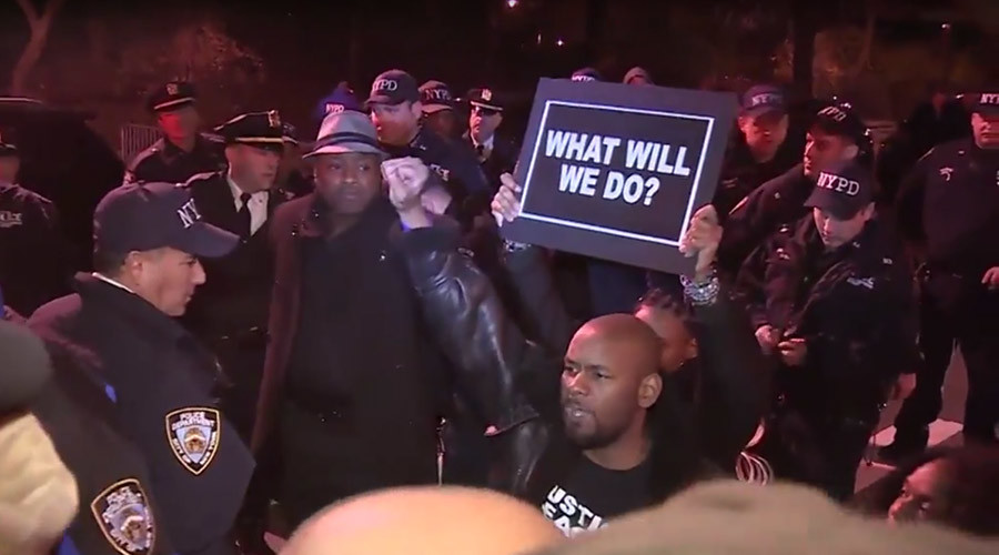 ‘Chokehold on the city’: NYPD arrests 20 protesters demanding justice in Eric Garner death (VIDEO)