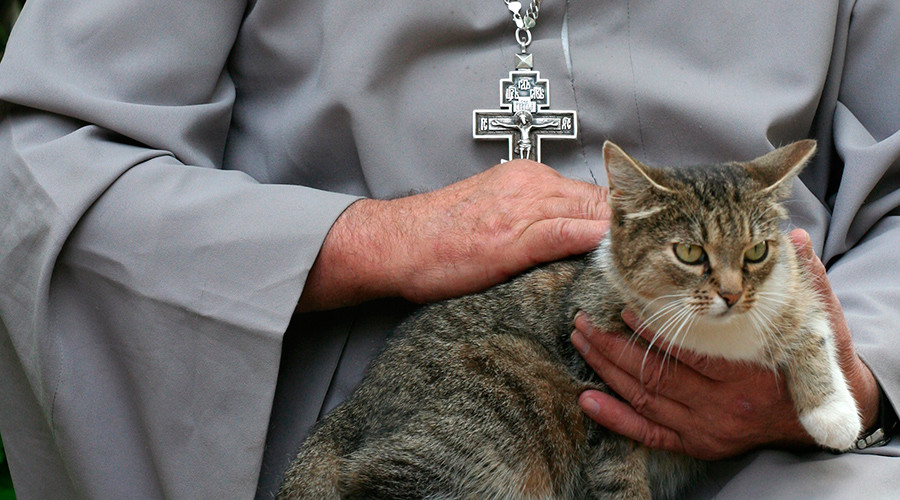 A priest's best friend: Orthodox clerics pose for calendar with their cute cats