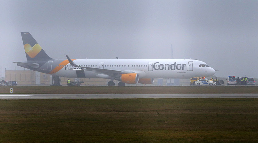 Hungary police search for bomb aboard Egypt-bound German jet after emergency landing