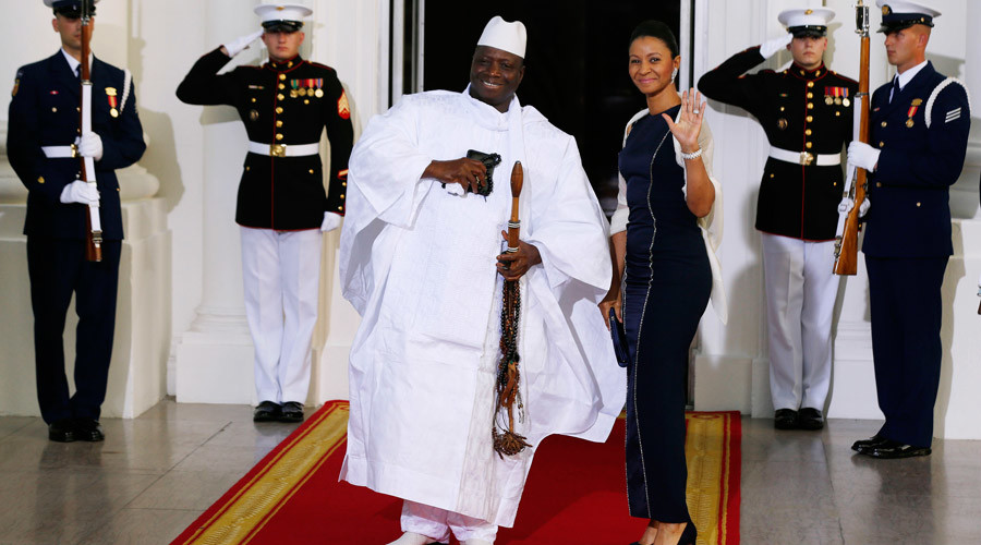 Image result for gambian president