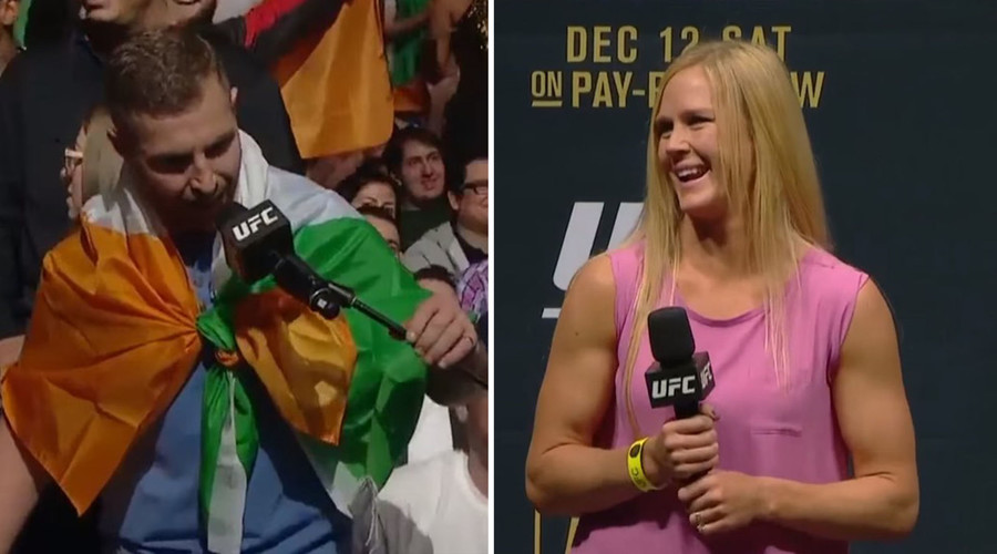 ‘I love you baby!’ Irish fan serenades UFC Holly Holm (VIDEO)