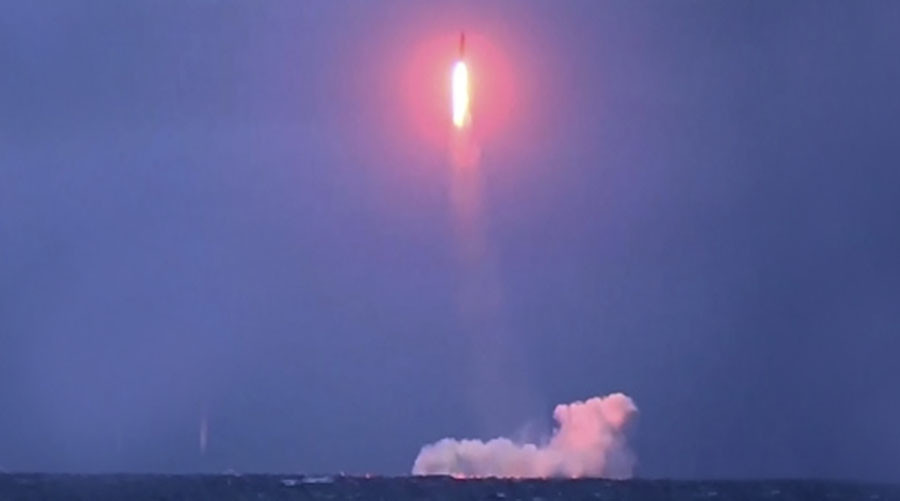 Russia Test-fires ICBM Nuke From Submarine