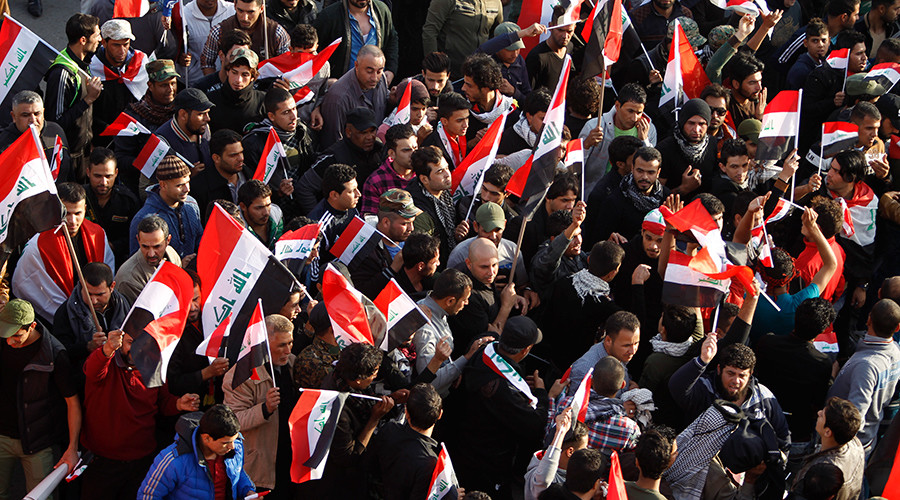 Thousands of Iraqis protest against Turkey’s troop deployment in north