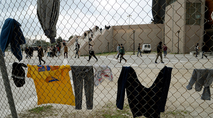 Boiling point: 100 detained at Greek camp after migrant group attempts to blackmail others