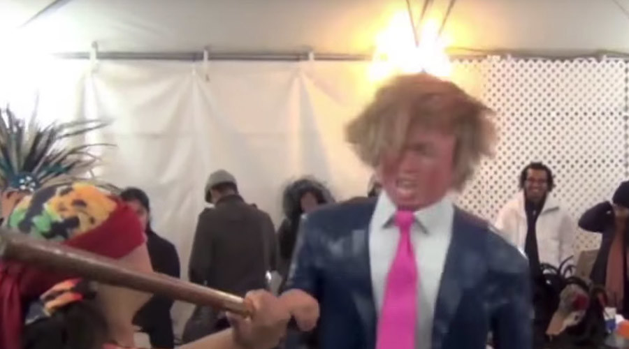 ‘Trump decapitated’: Oregon restaurant offers customers hopeful pinata