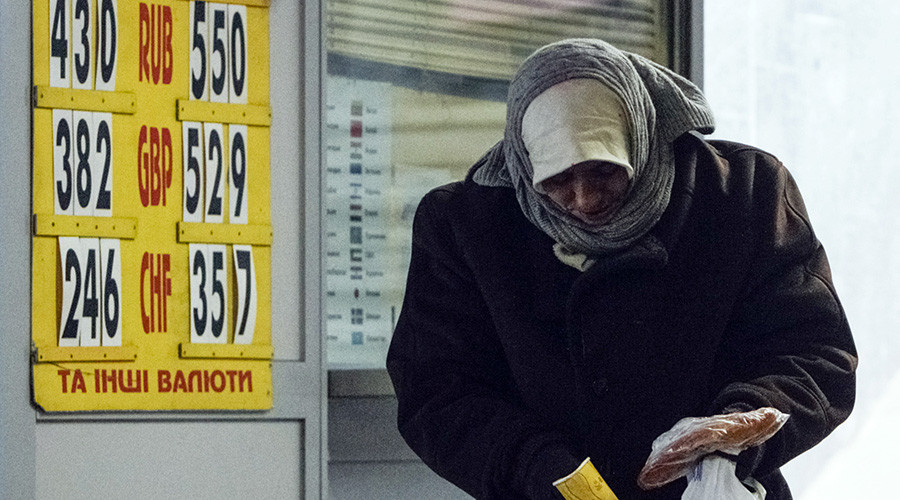 Ukraine's economy hits rock bottom