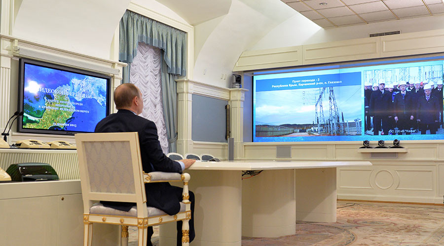Russia doubles electricity supply to Crimea
