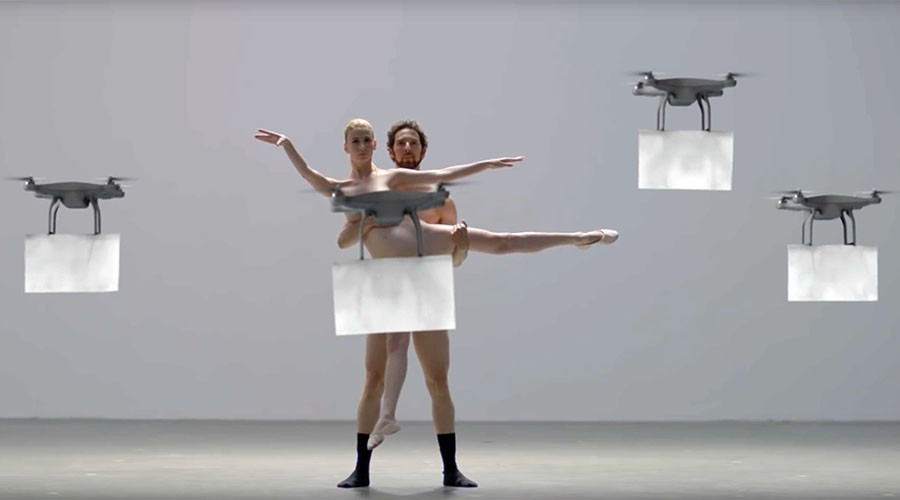 Drones Perform ‘swan Lake With Naked Ballet Dancers — Rt News