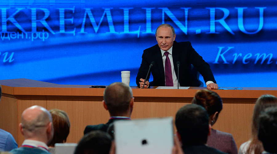 Putin’s 2015 media Q&A marathon: 1,400 journalists to pose questions to Russian president