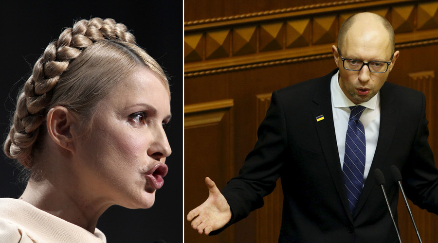 Ex-Ukrainian PM Tymoshenko is ‘scared’ of ‘inadequate’ PM Yatsenyuk, wants him jailed