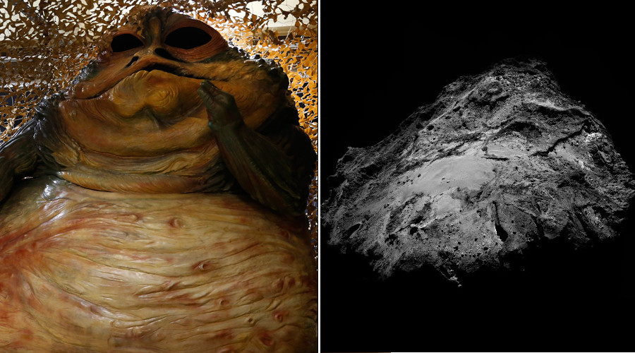 Rosetta spies Jabba the Hutt on comet 67P