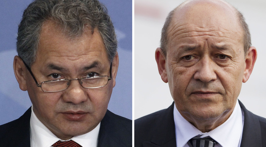 ‘Avoiding confrontations’: French, Russian defense ministers agree on anti-ISIS coordination